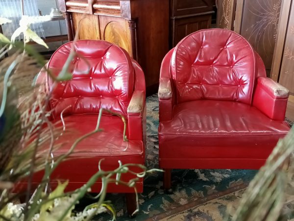 Leather Club chairs - Image 13