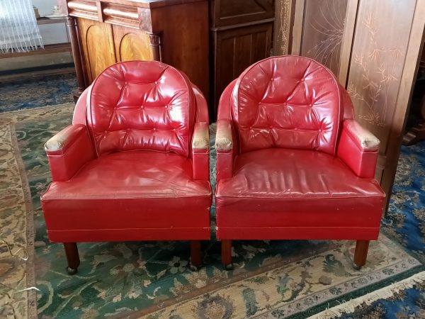 Leather Club chairs - Image 14