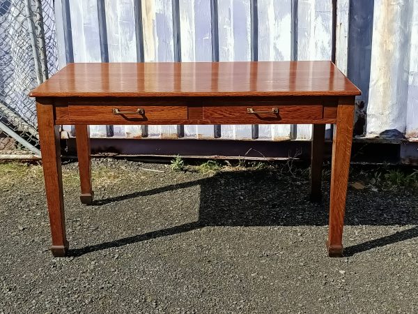 sold sold sold ... Birmingham Oak Writing Table - Image 11