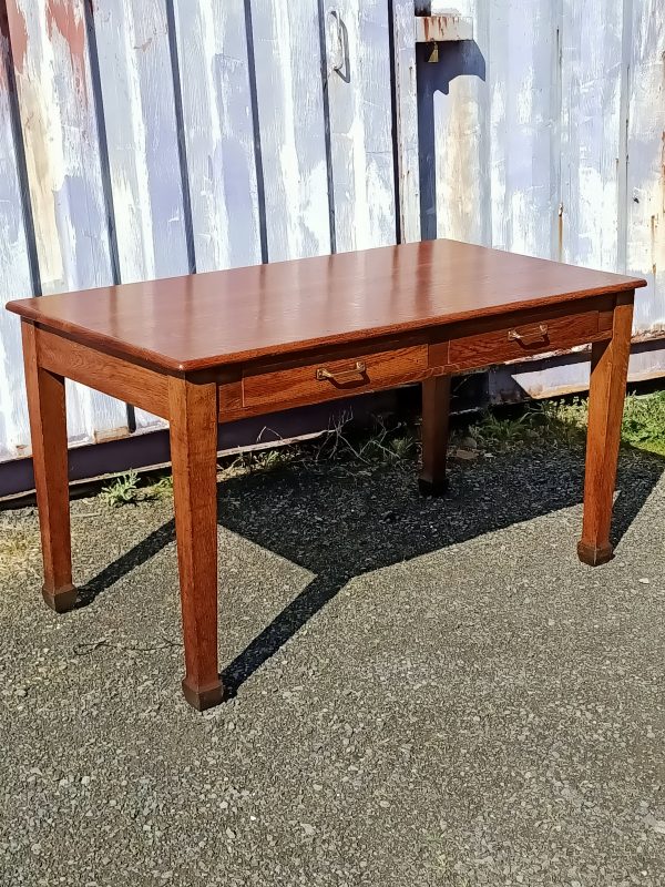 sold sold sold ... Birmingham Oak Writing Table - Image 9