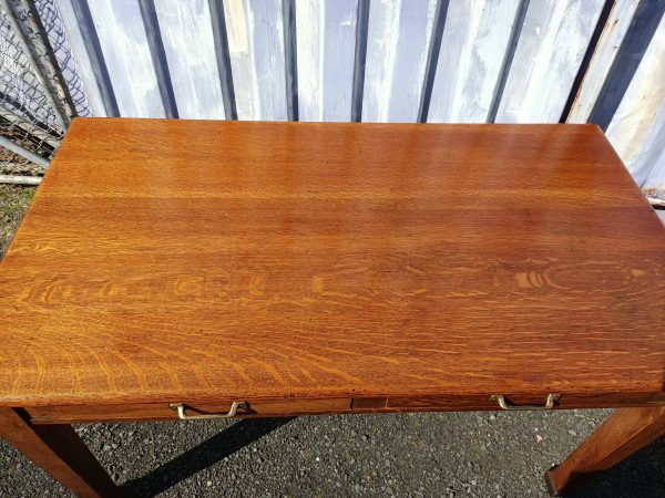 sold sold sold ... Birmingham Oak Writing Table - Image 7