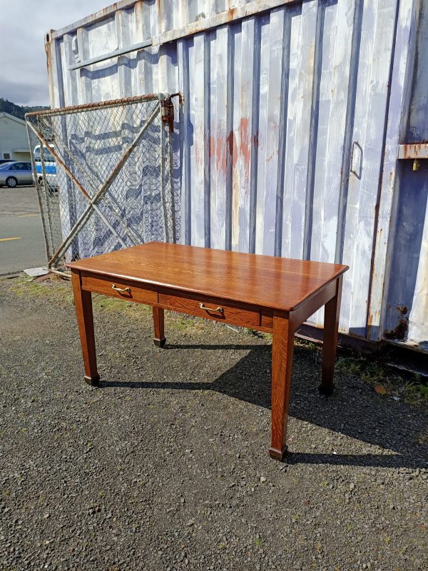 sold sold sold ... Birmingham Oak Writing Table - Image 10