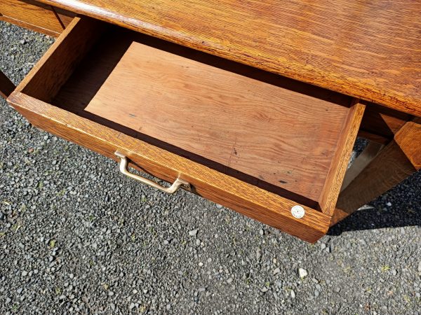 sold sold sold ... Birmingham Oak Writing Table - Image 8