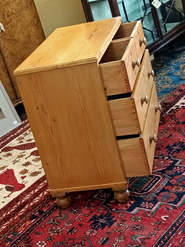 Petite Pine Chest of Drawers - Image 10