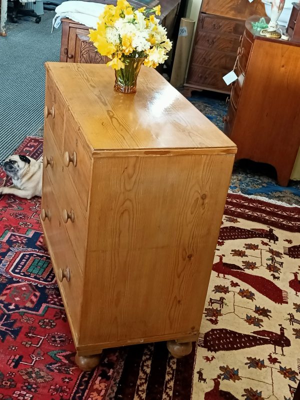 Petite Pine Chest of Drawers - Image 8