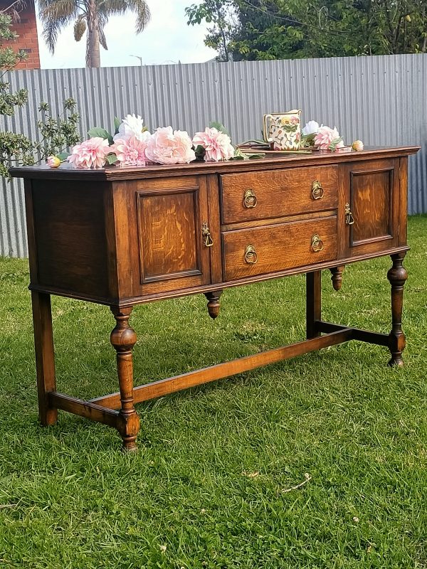Oak Dresser Base
