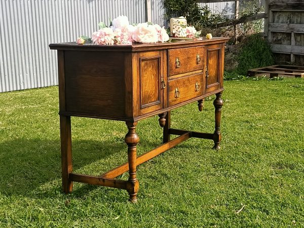 Oak Dresser Base - Image 10
