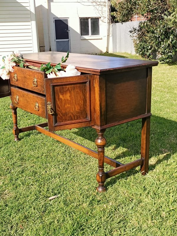 Oak Dresser Base - Image 8