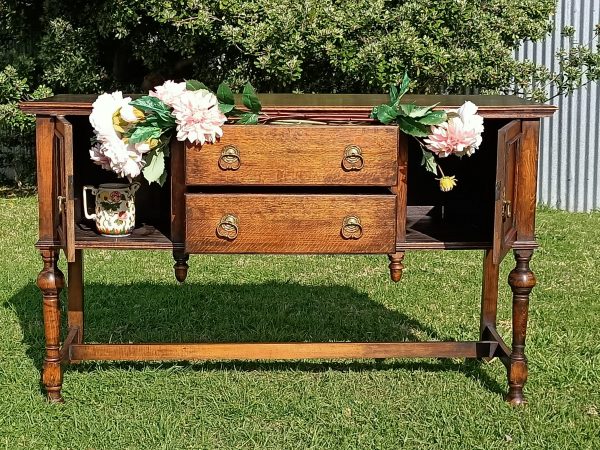 Oak Dresser Base - Image 9