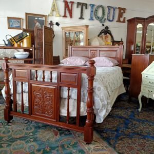 American Walnut DOUBLE bed frame