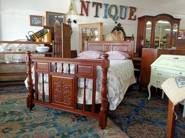 American Walnut DOUBLE bed frame