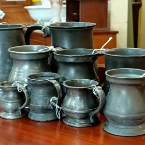 Pewter mugs