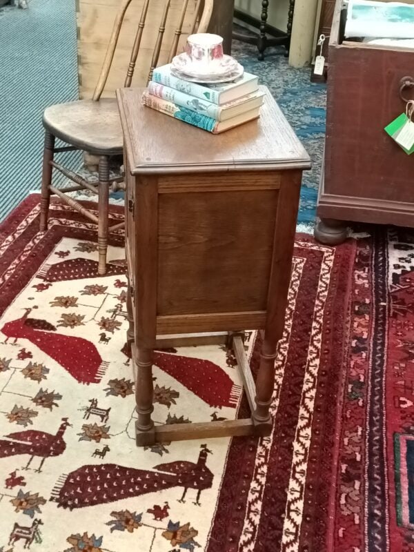 Oak Bedside Cabinet - Image 8