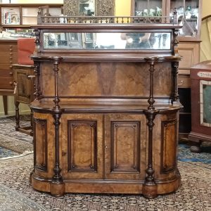 Lamb of Manchester walnut Credenza