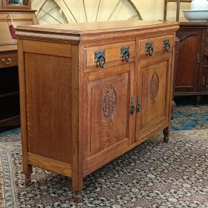 Compact Oak Sideboard