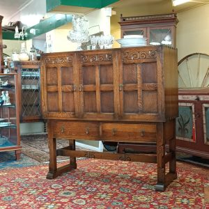 Deco darling... oak court cupboard