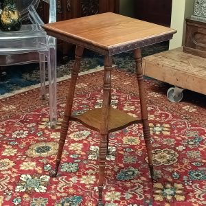 American oak occasional table