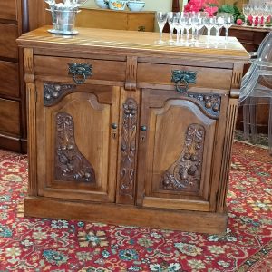 Two door cabinet in walnut