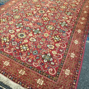 Big Red... a Busy Belgium Carpet