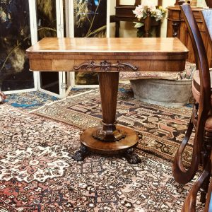 Mahogany Folding Card Table