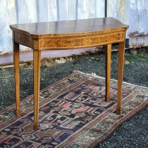 Folding Walnut Card Table