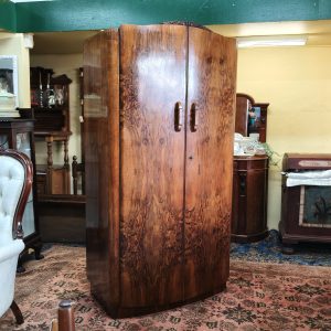 Deco Walnut Wardrobe
