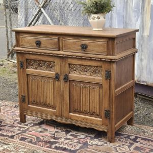 Old Charm Oak Mini-Sideboard