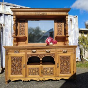 Gloriously Golden Oak Sideboard