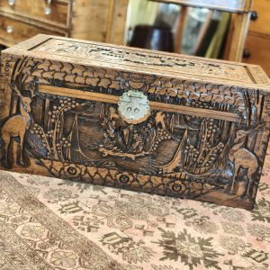 Teak and Camphor Blanket Chest