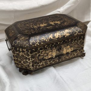 Victorian Lady's Chinoiserie Sew Box